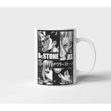 Dr Stone Anime Tasarım Kupa - Hediyelik Kupa - Baskılı Kupa - 001 - Beyaz - 300 ml
