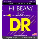 DR Strings Elektro Gitar Telleri, Hi-Beam, Hex Core 11-50