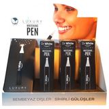 Dr. White Luxury Whitening Pen Black Diş Beyazlatma Kalemi Stant 6'lı