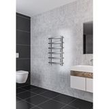 DRAD Clover Çelik Dizayn Havlupan 500 X 850 Krom