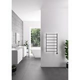 DRAD Hosta Elektrikli Havlupan G:50 Cm Y:80 Cm Eht-dc Elektronik Termostat Krom Gümüş
