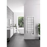DRAD Hosta Elektrikli Havlupan G:60 Cm Y:120 Cm Eht-lc Elektronik Termostat Krom Gümüş