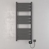 DRAD Nolana Elektrikli Havlupan G:50 Cm Y:120 Cm Eht-lc Elektronik Termostat Antrasit