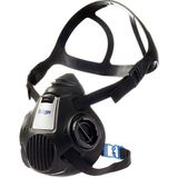 Drager Dräger X-Plore 3500 Yarım Yüz Maskesi (L-Beden) Çift Filtre Bayonet Bağlantılı - Filtresiz - 1 Adet - Siyah