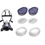 Drager Yarım Yüz Maskesi + Abek Filtre + Ffp2Filtre + Ped Kapağı