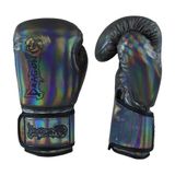 Dragon 30134-P Glossy Boks Eldiveni Parlak Gri Kick Boks Muay Thai Eldiveni (8 Oz)