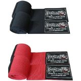 Dragon 83811 3,5 Metre Elastik Boks Bandaj-2'li Set2 - Standart - Siyah - Kırmızı