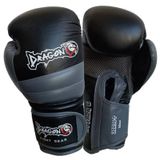 Dragon Attack 6 Boks Kickboks Ve Muay Thai Eldiveni Siyah 10 Oz