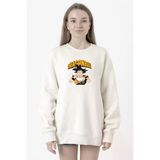 Dragon Ball Z Anime Goku Eating Ramen Beyaz Kadın 2İp Sweatshirt