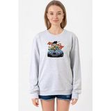 Dragon Ball Z Anime Goku Racer Grimelanj Kadın 2İp Sweatshirt