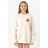 Dragon Ball Z Anime Logo Ekru Kadın 2ip Sweatshirt