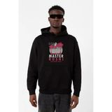 Dragon Ball Z Anime Master Roshi Ho!! Siyah Erkek 3ip Kapşonlu Sweatshirt