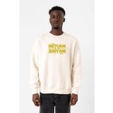 Dragon Ball Z Anime Namek Wars Ekru Erkek 2ip Sweatshirt