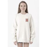 Dragon Ball Z Anime Roshi Kame Beyaz Kadın 2ip Sweatshirt