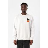 Dragon Ball Z Anime Son Goku Pocket Beyaz Erkek 2ip Sweatshirt