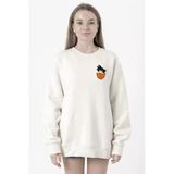 Dragon Ball Z Anime Son Goku Pocket Beyaz Kadın 2ip Sweatshirt