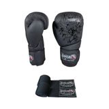 Dragon Do Giftoom Sport Yakuza Boks Eldiveni Ve 3 5 Metre Siyah Bandajı 12 Oz