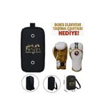 Dragon Do Tepito Boks Eldiveni Kick Muay Thai Ve Eldiven Taşıma Çantalı Beyaz Altın 14 Oz