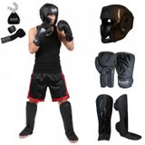 Dragon Do Tepito Boks Eldiveni Muay Thai Kick 2 Party 30341 Siyah Mat 12 Oz