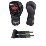 Dragon Do Yakuza Kick Boks Eldiveni Bokseldiveni Muay Thai A3Store 3 5 Mt Siyah Bandajlı Set 12 Oz