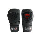 Dragon Do Yakuza Kick Boks Eldiveni Siyah Renk Cırtlı Model Angerfist 10 Oz