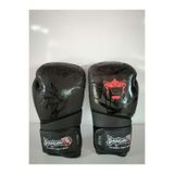 Dragon Do Yakuza Kick Boks Eldiveni Siyah Renk Cırtlı Model Orjinal Gifttoom 10 Oz