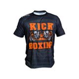 Dragon Dragondo Tx712 Tiger Kick Boks Tişört Kick Boxing Antrenman Tshirt 001 siyah