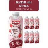 Dragon Pearl DİMES Cool Berry Mix 310 ml 6'lı Paket 1,8 lt Pratik Kullanım Sağlayan Lezzetli İçecek
