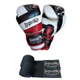 Dragon Red Land Boks Eldiveni 12 Oz Ve Bandaj 2'li Set
