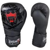 Dragon Yakuza Muay Thai, Kick Boks ve Boks Eldiveni Siyah (14 Oz)