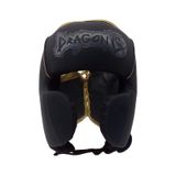 Dragondo 11746-p Yanakları Korumalı Kask Siyah - Altın