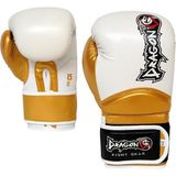 DragonDo 30025-P Carbon 5 Boks Eldiveni Muay Thai Eldiveni Kick Boks Eldiveni 0424 - Beyaz - 14 oz