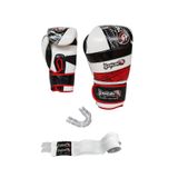 Dragondo 30027-P RED LAND Boks Eldiveni, Muay Thai Boxing Gloves Giftoom Kick Boks 3"lü set