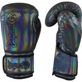 Dragondo 30134-P Glossy Boks Eldiveni Parlak Gri Kick Boks Muay Thai Eldiveni - 10 oz