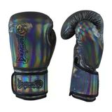 Dragondo 30134-P Glossy Boks Eldiveni Parlak Gri Kick Boks Muay Thai Eldiveni