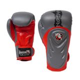DragonDo 30341-P Tepito Boks Eldiveni Muay Thai Eldiveni Yeni Seri 0424 (GRİ-KIRMIZI, 12 Oz)