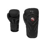DragonDo 30341-P Tepito Muay Thai Boks Eldiveni Suni Deri Ekstra Bilek Desteği 2024 Seri - Siyah - 12 oz