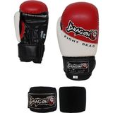 Dragondo 33044 Kırmızı Çocuk Boks Eldiveni ve 2 Metre Çocuk Bandajı Çocuk Boks Seti - 8 oz