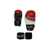 Dragondo 33044 Kırmızı Çocuk Boks Eldiveni ve 2 Metre Çocuk Bandajı Çocuk Boks Seti