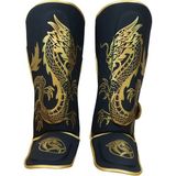 Dragondo 40712-P Gold Fury Kaval Ayak Koruyucu Kick Boks Kaval Koruyucu - Siyah