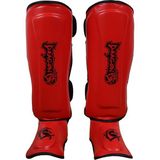 Dragondo 40715-P Kaval Ayak Koruyucu Kırmızı Profesyonel Kick Boks Kaval Koruyucu