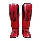 DragonDo 40716-P Kaval Ayak Koruyucu Kick Boks Kaval Koruyucu (Kırmızı, L)