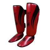 DragonDo 40716-P Kaval Ayak Koruyucu Kick Boks Kaval Koruyucu (Kırmızı, S)