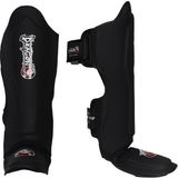 Dragondo 40721-P Muaythai Kaval Ayak Koruyucu 0825 Siyah Kick Boks Kaval Koruyucu - XL