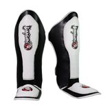 Dragondo 40725-P Kaval Ayak Koruyucu Neo Siyah Beyaz Kick Boks Kaval Koruyucu