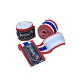 Dragondo 83818 Thailand Bayraklı 3,5 Metre Elastik Bandaj Boks Bandajı Muay Thai Bandajı Kick Boks B - Beden: Tek Ebat, Renk: Renkli