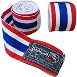 Dragondo 83818 Thailand Bayraklı 3,5 Metre Elastik Bandaj Boks Bandajı Muay Thai Bandajı Kick Boks Bandajı - Renkli - Standart