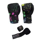 Dragondo Akira Boks Kickboks MuayThai Müsabaka Antreman dragon boks eldiveni ve Bandaj 2'li Set