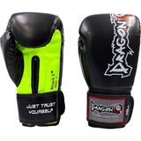 DragonDo Attack 5 Plus Boks Eldiveni Kick Boks Eldiveni Muay Thai Eldiveni - Siyah - 10 oz
