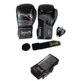 Dragondo Attack 6 Boks Eldiveni Muay Thai Kick Boks Eldiveni Bandaj Dişlik ve Taşıma Çantalı set